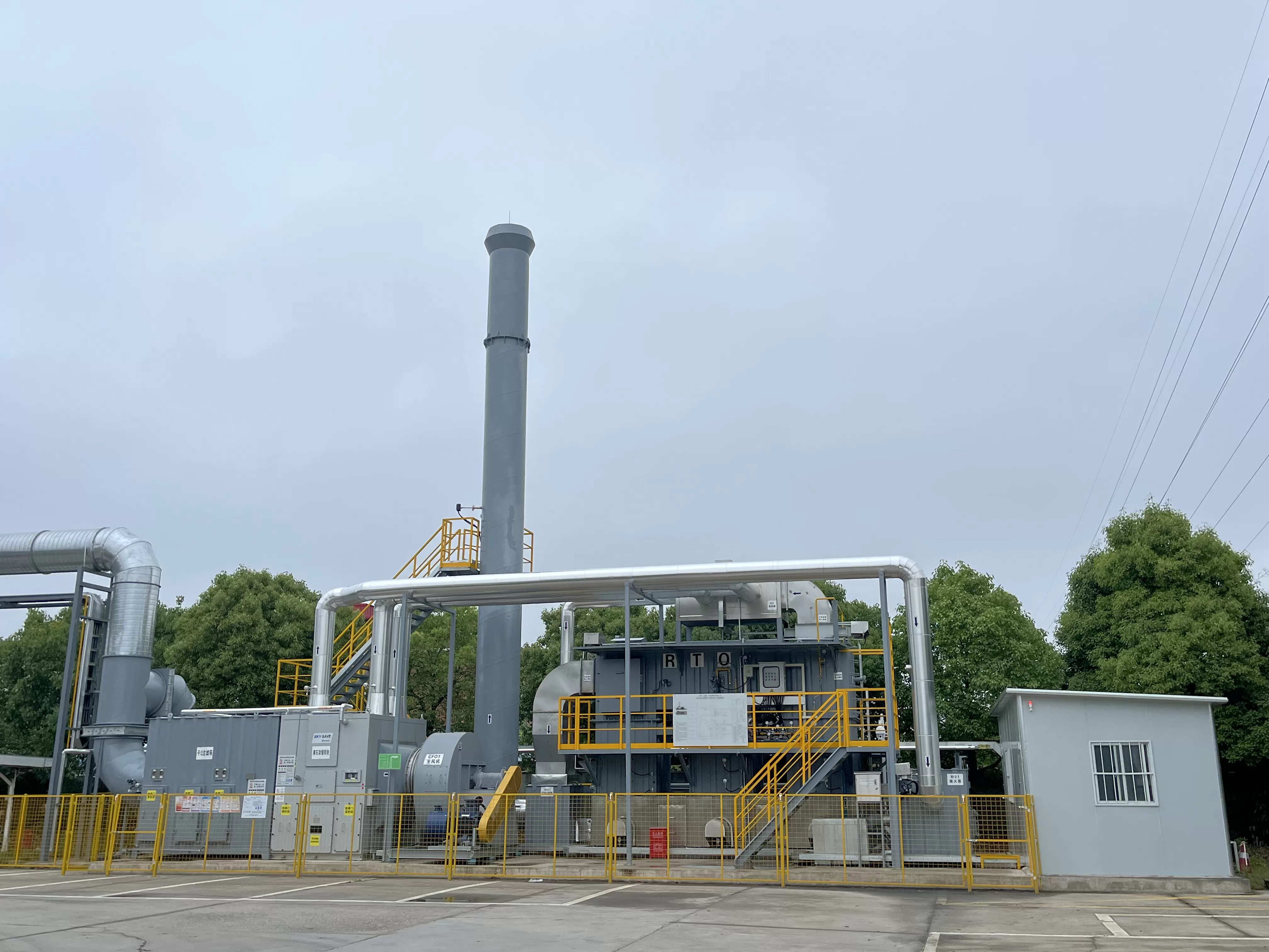 Zeolite Concentration Rotor + Regenerative Thermal Oxidizer (RTO)