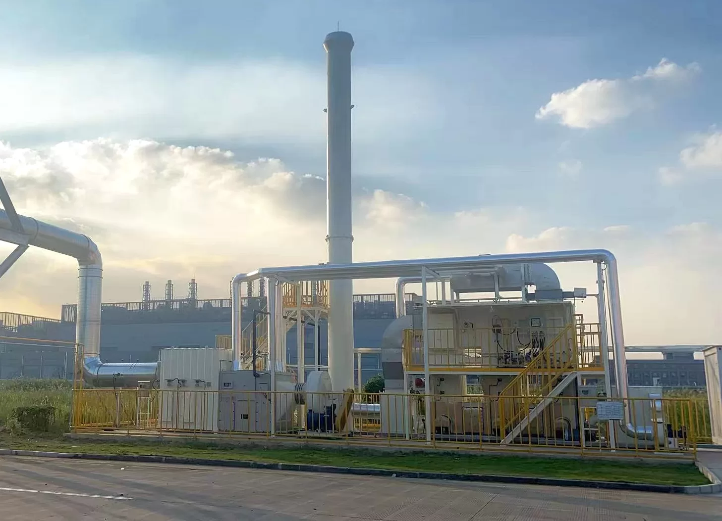 Zeolite Concentration Rotor + Regenerative Thermal Oxidizer (RTO)